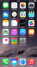 Visuellement, iOS 8 n'apporte rien de particulier.