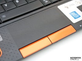 Touchpad with very non-slip surface