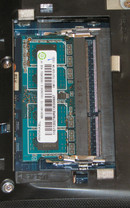Le G510 comprend deux emplacements mémoire vive RAM.