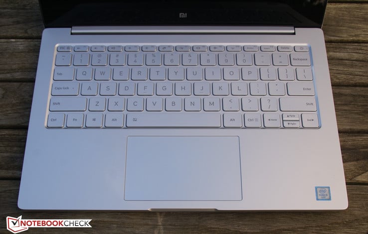 Mi Notebook Air : clavier et touchpad.