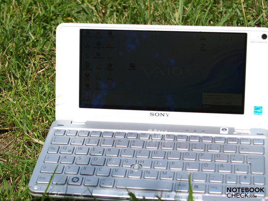 Sony Vaio VGN-P21Z en usage extérieur Sony Vaio VGN-P21Z en usage extérieur