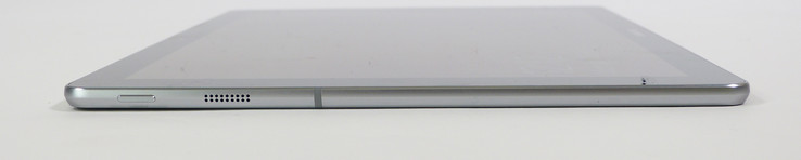 TabPro S left side view with Windows button