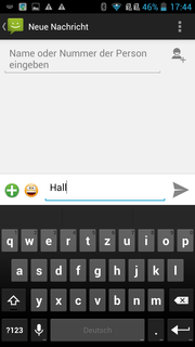 Vous avez le droit au clavier Android normal...