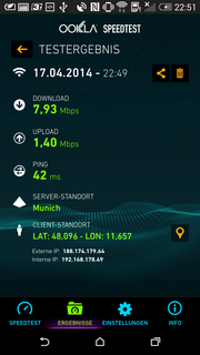 Le module WiFI WLAN permet un signal de qualité tout en pouvant pleinement tirer parti d'une connexion 8 Mbps.