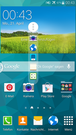 Très bonne : l'interface TouchWiz.