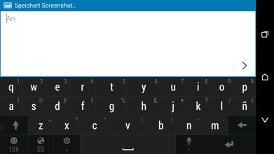 Keyboard: Landscape mode