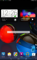 Ecran d'accueil Android Jelly Bean.