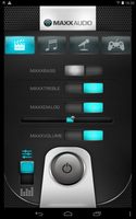 L'application MaxxAudio améliore la qualité sonore des haut-parleurs externes.
