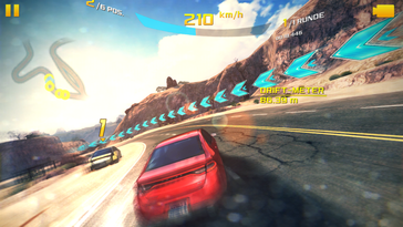 "Asphalt 8: Airborne" runs smoothly, ...