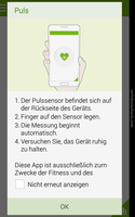 Le capteur cardiaque est directement relié à l'application S Health.