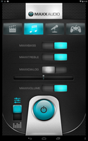 Le logiciel MAXX audio permet de personnaliser les paramètres sonores.
