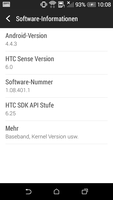 Le HTC Desire 510 tourne sous Android 4.4.3.