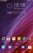 Asus a équipé sa tablette Android d'une surcouche ZenUI.