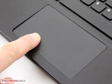 Le ClickPad a une faible course et nécessite une pression assez forte...
