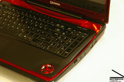 En outre, le Toshiba Qosmio X300 possède un véritable pavé numérique en taille originale.