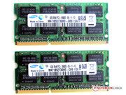 Deux modules de 4 Go de RAM.