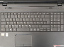 ... sur un plan rapproché du clavier.