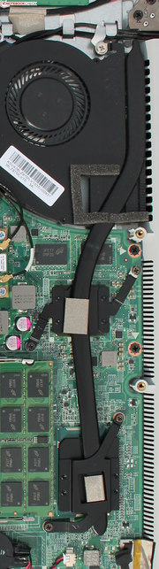 Le Lenovo IdeaPad U430 Touch : le système de refroidissement est efficace, l'ordinateur peut utiliser la fréquence Turbo maximale de son processeur.