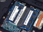 Cependant, la mémoire système est généreuse: Acer déploie 4GB de mémoire DDR3 pour le 4810T.