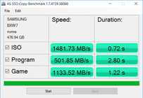 AS SSD Copy Benchmark