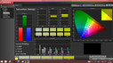 CalMAN Saturation Sweeps après calibration