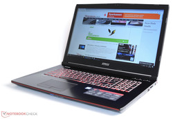 Sous examen : MSI GE72VR. Exemplaire de test fourni par MSI Germany