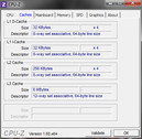 Systeminfo CPUZ Cache