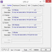 Informations système CPUZ Cache
