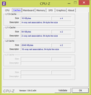 CPU-Z Cache