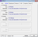 Systeminfo CPUZ Cache