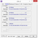 CPU-Z Cache.