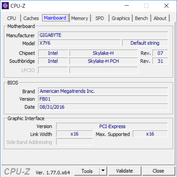 CPU-Z carte mère