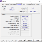 CPU-Z mémoire