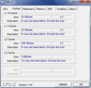 System info CPUZ Cache