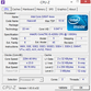 System info CPU-Z: CPU