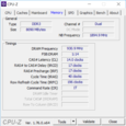 System info CPU-Z Memory