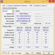 System info: CPU-Z SPD