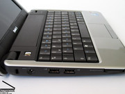 Le Dell Inspiron Mini 9 offre un clavier complet.