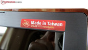 Le portable est fabriqué à Taiwan.