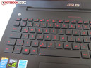 Asus a fait appel à un clavier chiclet.