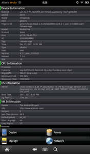 System info (SystemPanel)