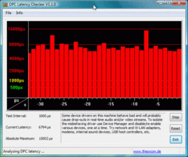 Latences DPC au rouge,...