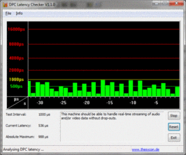 DPC Latency times without WLAN