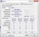 Systeminfo CPUZ RAM SPD