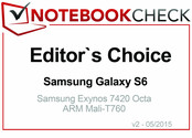 Prix des Editeurs Mai 2015 : Samsung Galaxy S6
