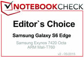 Prix des Editeurs Mai 2015 : Samsung Galaxy S6 Edge