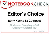 Prix des Editeurs Novembre 2014 : Sony Xperia Z3 Compact