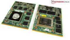 GTX 560M (left) vs. GTX 580M (right)