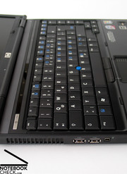 Sur cet aspect le Compacq 6910p offre un clavier avec une disposition claire.