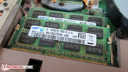 Schenker nous as doté le portable de 16Go de RAM DDR3.